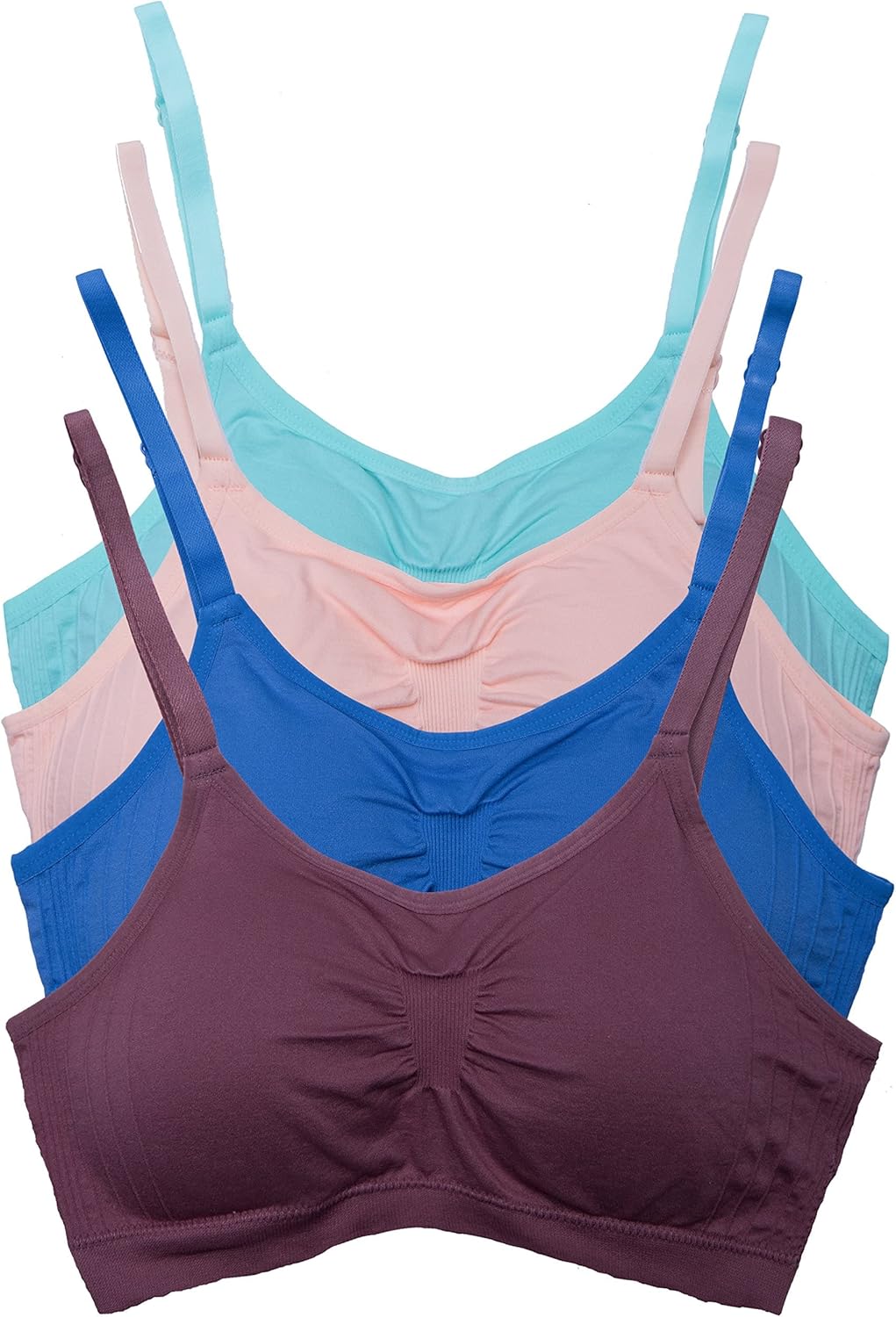 Kalon 4 Pack Womens Cami Bras for Ultimate Comfort and Style