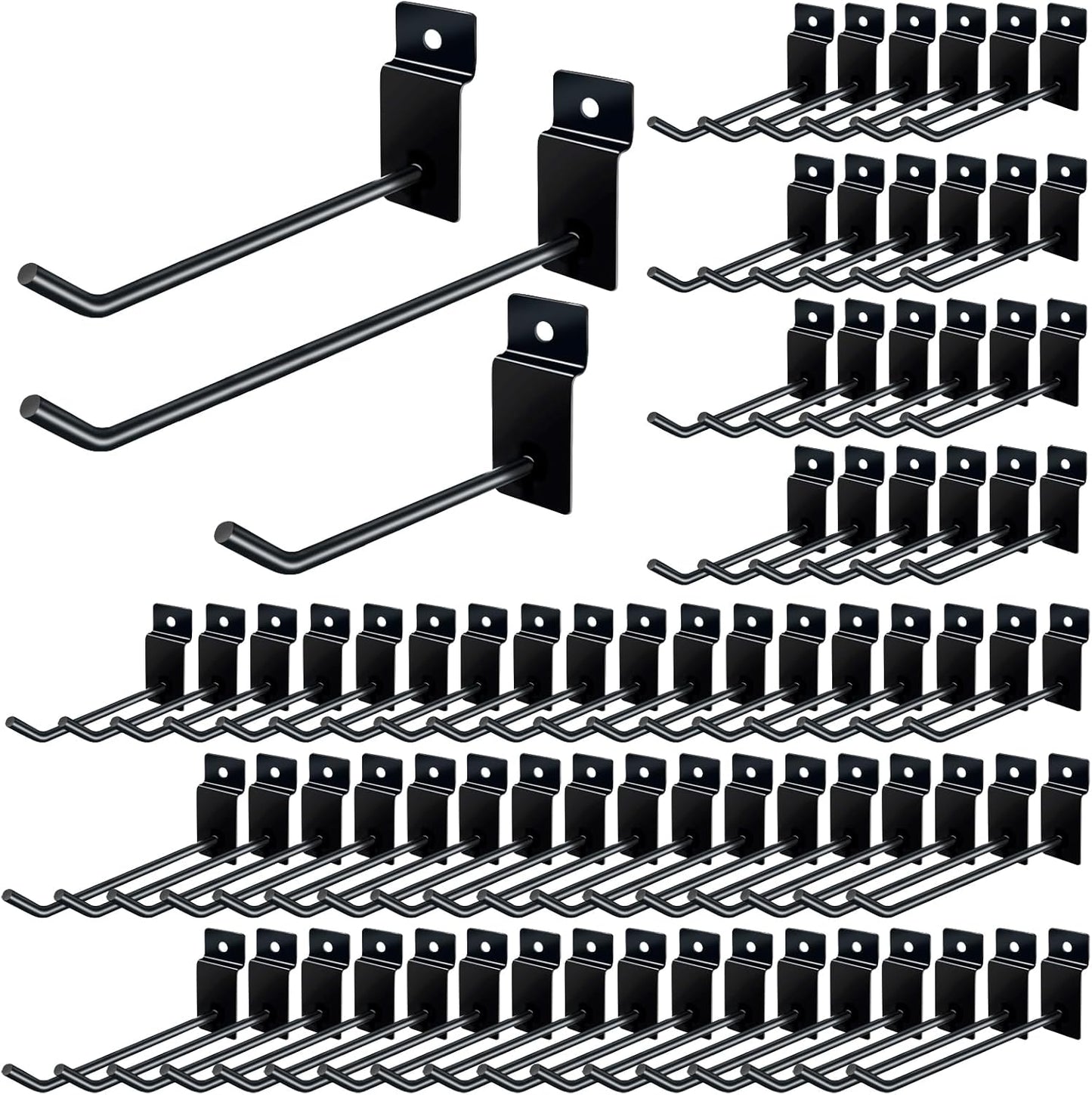 Slatwall Hooks 200Pcs - Versatile Hanging Solutions for Displays