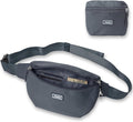 Foldie Foldable Crossbody Bag for Women & Men - Grey Anti-Theft