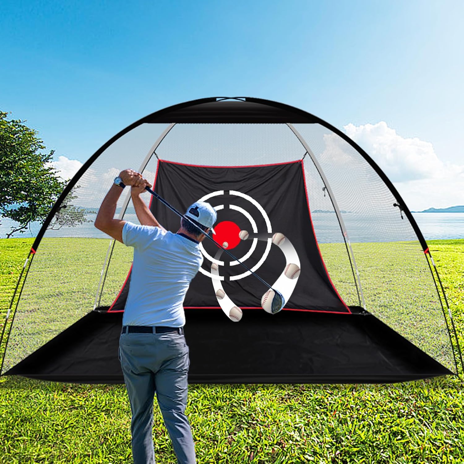 Ultimate Golf Practice Net - Swing Like a Pro!