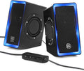 GOgroove SonaVERSE O2i Speakers - Bass Boosted USB Sound