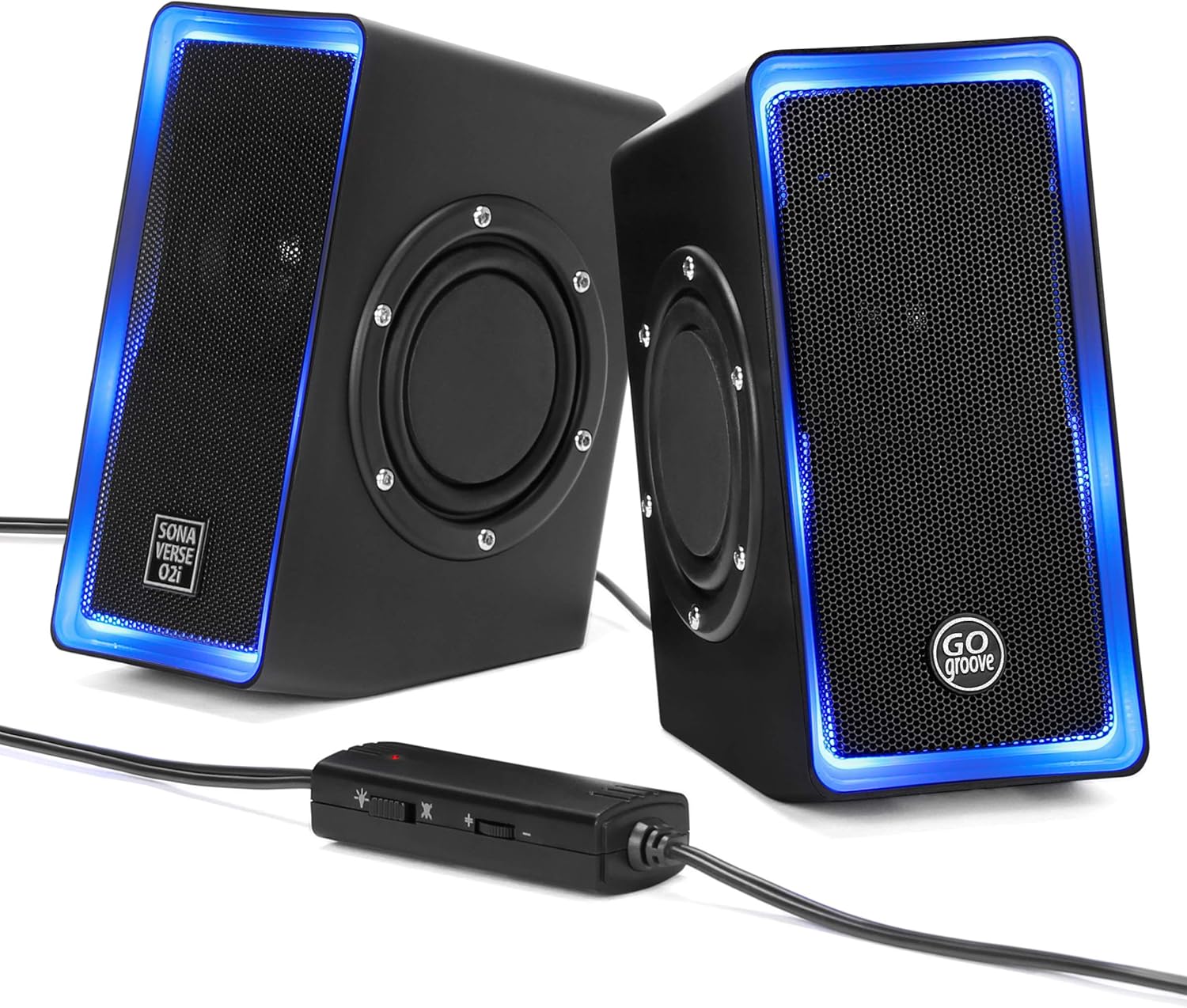 GOgroove SonaVERSE O2i Speakers - Bass Boosted USB Sound