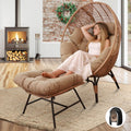 NICESOUL Outdoor Lounge Chair: Extra Large Wicker Egg Chair
