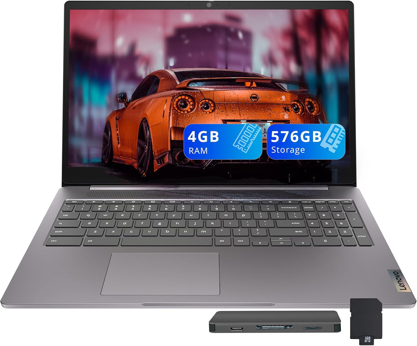 Lenovo 3i 15.6 FHD Chromebook with 576GB Storage and Docking Station