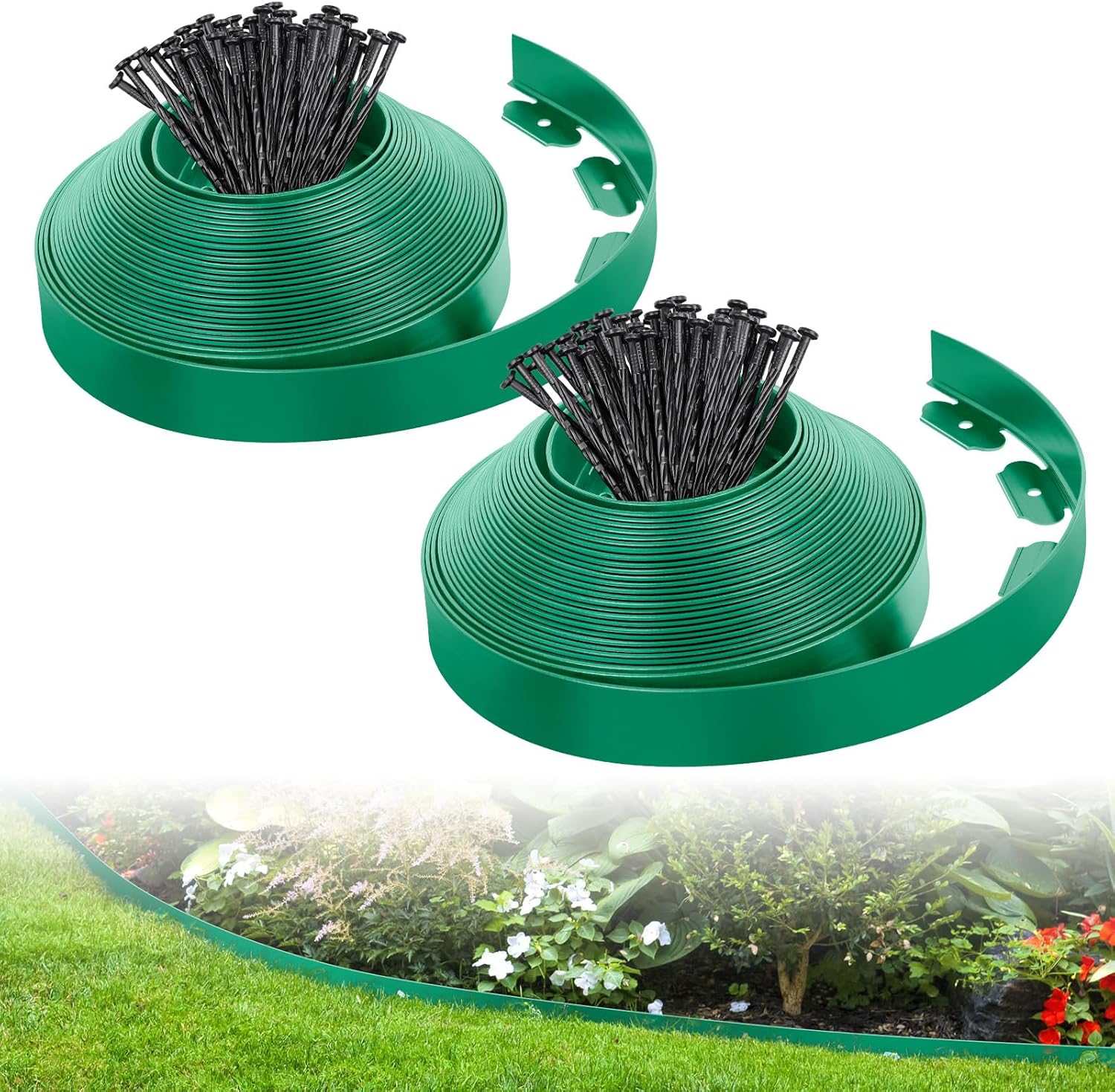 2-Inch x 66 FT Landscape Edging Border for Garden Flower Beds