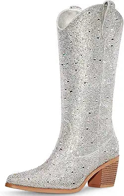 Rhinestone Cowboy Boots for Women - Sparkly Cowgirl Boots