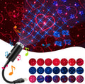 USB Star Night Light with 24 Lighting Effects - Sound Activated Mood