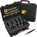 Gun Case for Handguns 18in Pistol Case - 5-Pistol Hard Shell Case