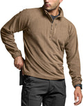 CQR Men's Quarter Zip Utility Fleece Pullover - Warm (Style L7Y4)