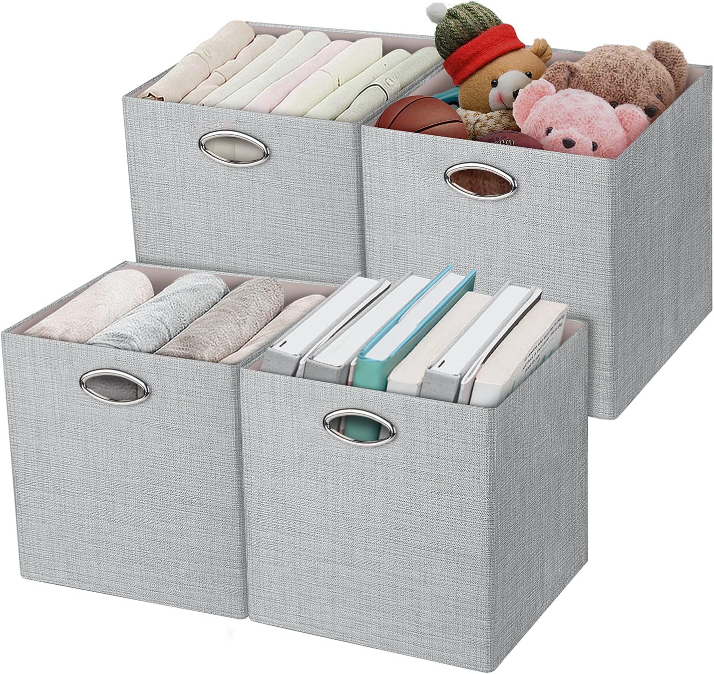 Posprica Storage Cubes: Heavy Duty Fabric Containers for Organizing