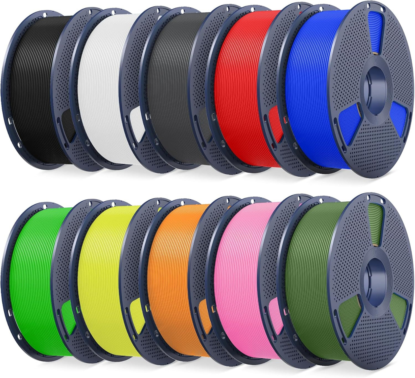 SUNLU 3D Printer Filament Bundle - Premium PLA Plus 2.0 10KG