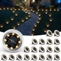 SOLPEX Mini Solar Ground Lights 20 Pack - Warm White Pathway Markers