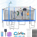 Upgraded 16FT Outdoor Trampoline with Enclosure - Super Bouncy
