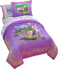 Unicorn Academy Twin Comforter Set - Cozy 5-Piece Kids Bedding