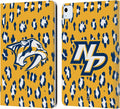 NHL Leopard Pattern iPad Air 11 Leather Wallet Case - Slim Protection
