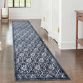 KILOCOCO 2x8 Runner Rug Moroccan Washable Hallway Runner - Soft