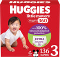 Huggies Size 3 Little Movers HuggFit 360 Baby Diapers - Leak