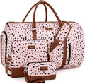 Convertible 2-in-1 Garment Bags for Travel - 4pc Weekender Set