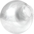12ft Clear Prismatic Lamp Post Globe with 4-5/8ft Twist Lock Neck