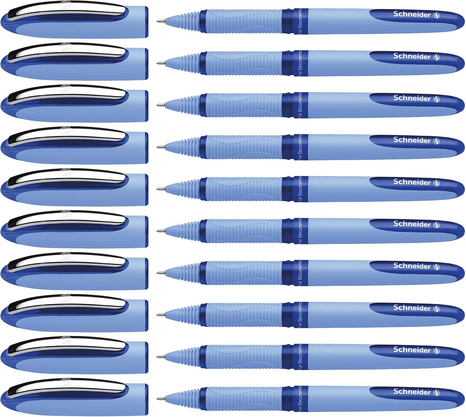 Schneider One Hybrid N Rollerball Pen with Blue Ink and Needle Tip
