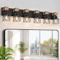 FadimiKoo 6-Light Farmhouse Bathroom Lighting Fixtures for Style