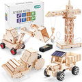 STEM Kits for Kids Ages 8-12 4-in-1 Wood Building Crafts Kit