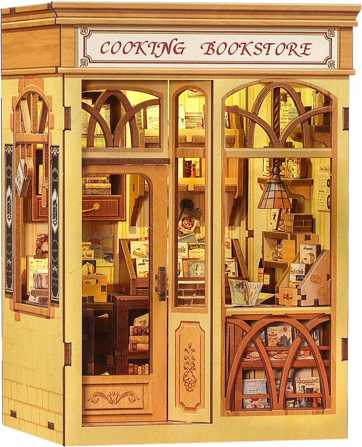 CUTEBEE Book Nook Kit - Enchanting DIY Miniature House