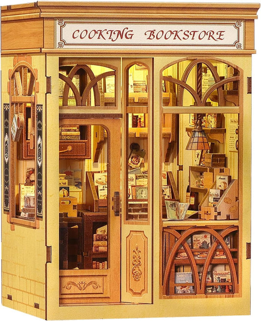 CUTEBEE Book Nook Kit - Enchanting DIY Miniature House