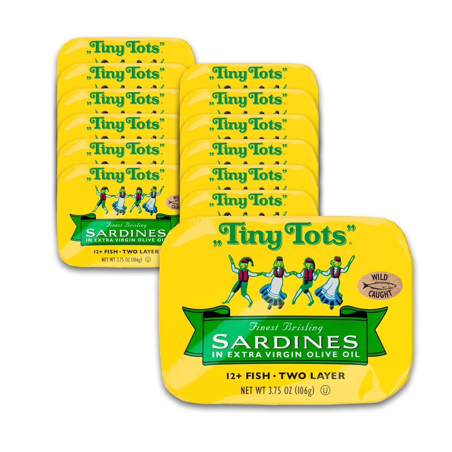 King Oscar Wild Caught Brisling Sardines in Olive Oil, 45 Oz