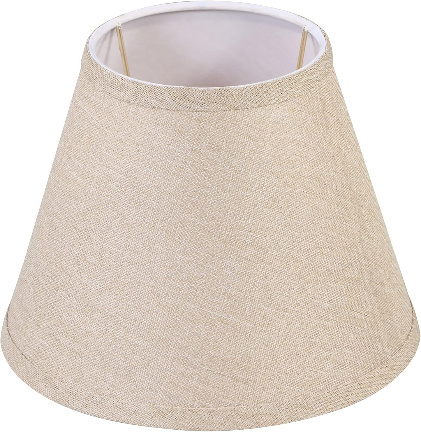 Empire Uno Lamp Shade in Medium Brown Burlap by Aspen Creative
