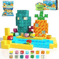 IGIVI Magnetic Blocks - Build Mine Magnet World Ocean Set for Kids