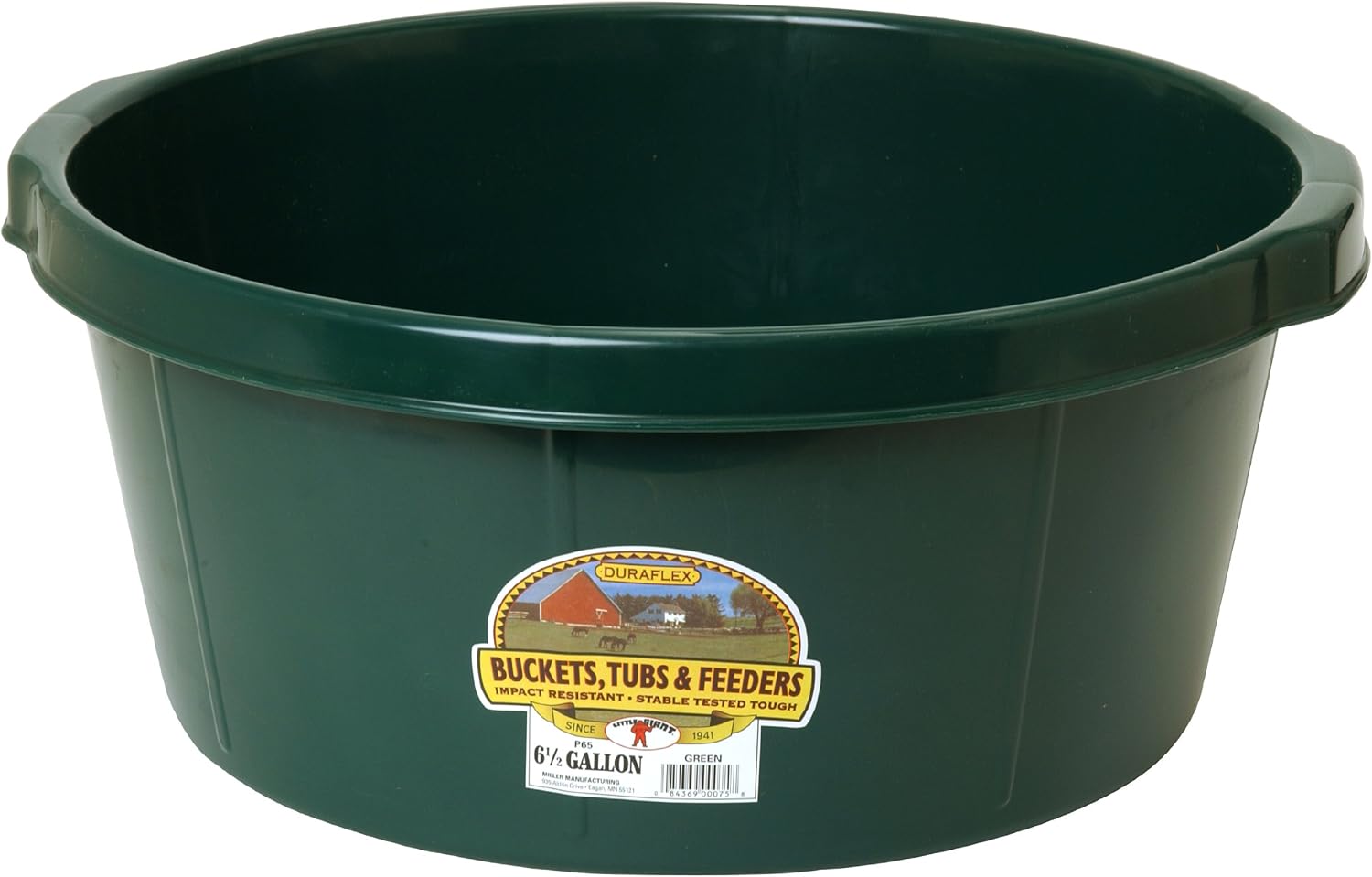 Durable Plastic All-Purpose Tub for Livestock Feeding Needs