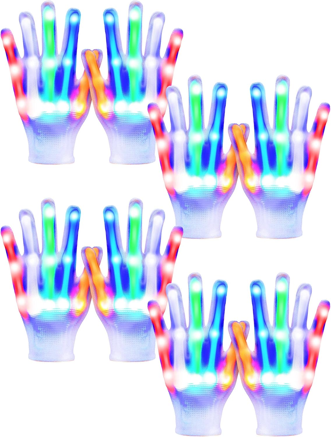 LED Light Gloves for Festive Fun!