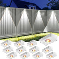 Solar Fence Lights - VOLISUN 12-Pack RGB Solar Powered Fence Lights