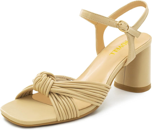 Stylish Women's Heeled Sandals with Chunky Block Heel Design