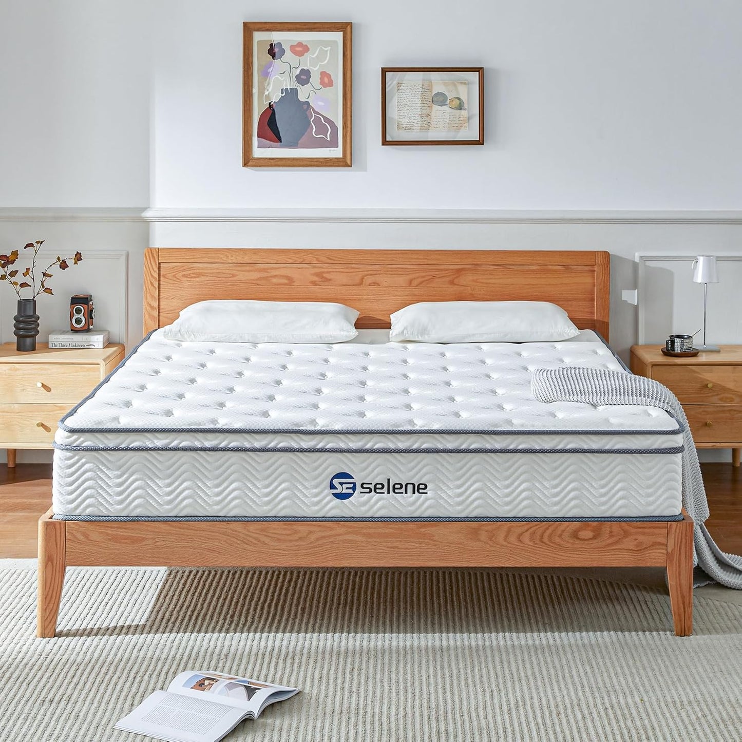 Queen Mattress 12 Inch with Pocket Spring and Memory Foam