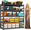 72 in Garage Storage Shelves 5-Tier Metal Shelving - Heavy Duty