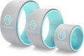 Yoga Wheel Set 3 Pack - Strongest, Thickly Padded Wheels for Back Pain