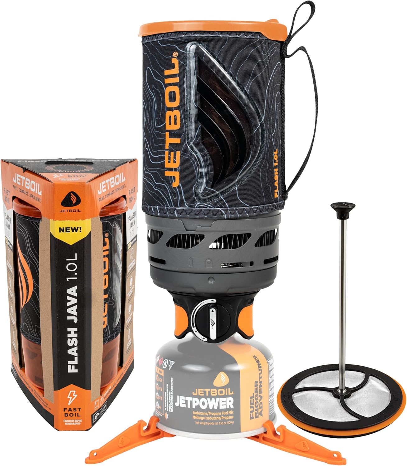 Jetboil Flash Java Portable Fast Boil Stove for Camping Trips