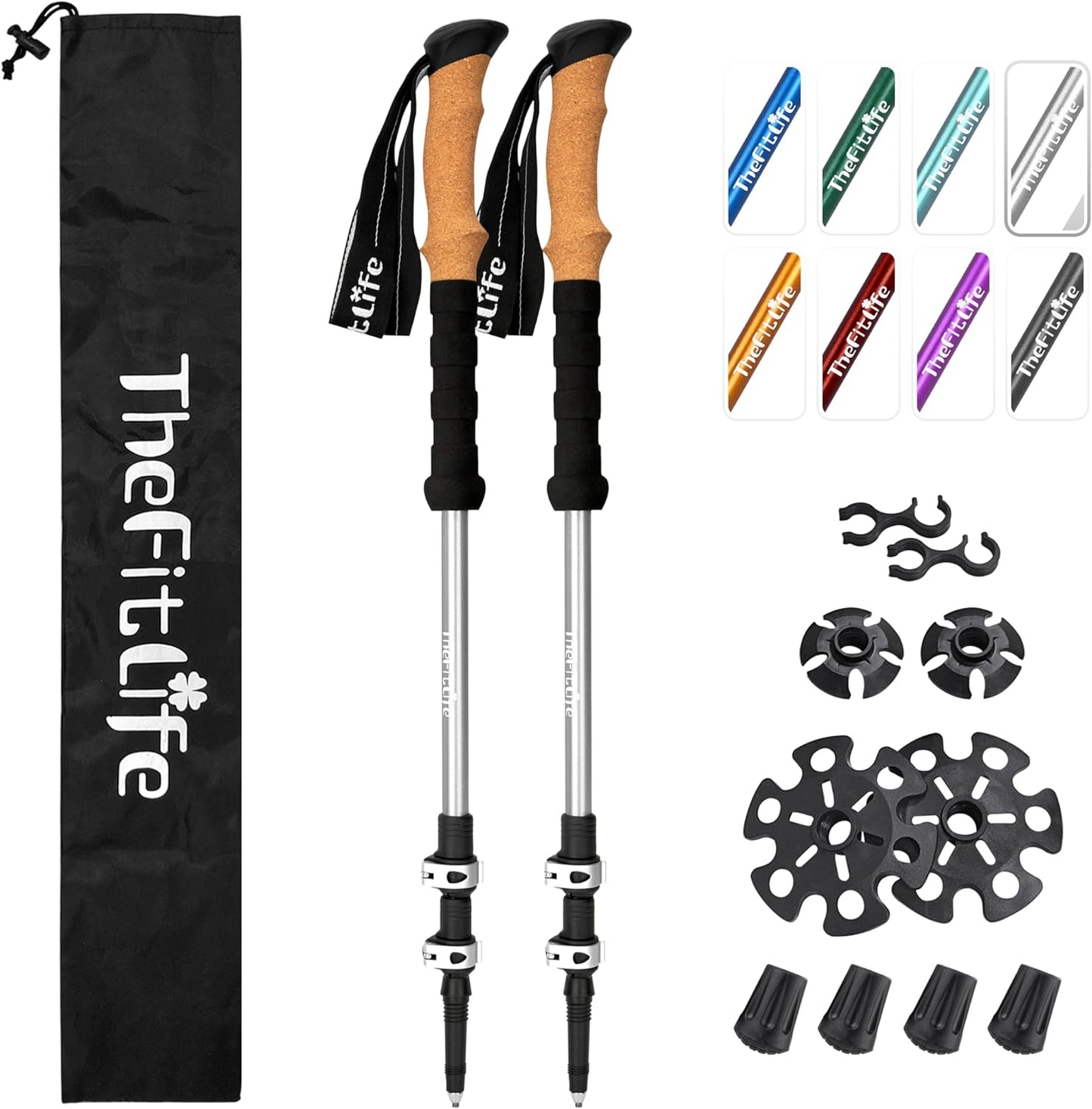 Lightweight 7075 Aluminum Hiking Poles for Every Adventure