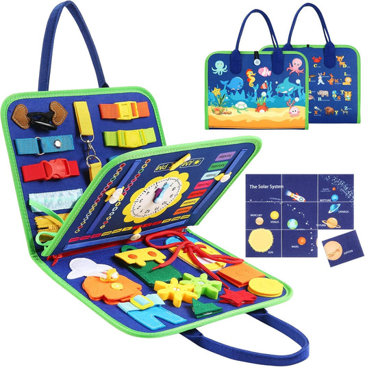 Montessori Busy Board: Develop Fine Motor Skills