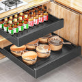 2Pack Pull Out Cabinet Organizer 20W x 21D - Smooth Full-Extension