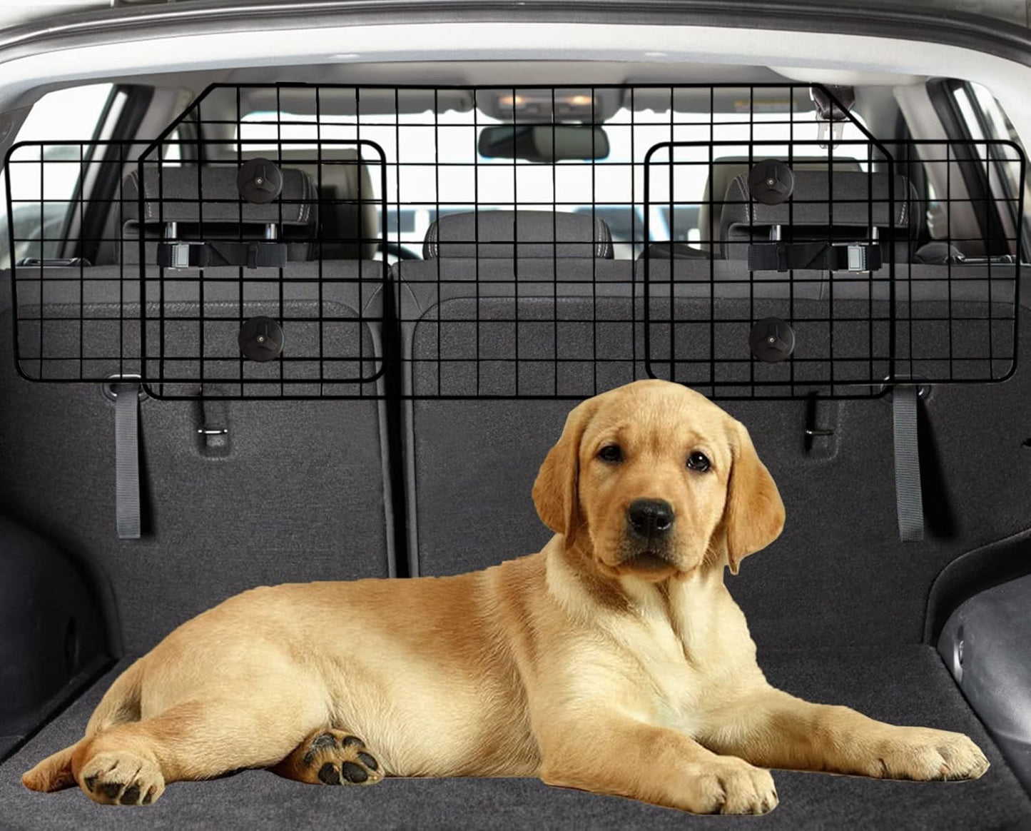 Adjustable Dog Car Barrier for Safe Travel in SUVs and Vans