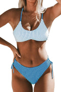 CUPSHE Women's Reversible Bottom 2 Piece Bikini Set - Braided Back