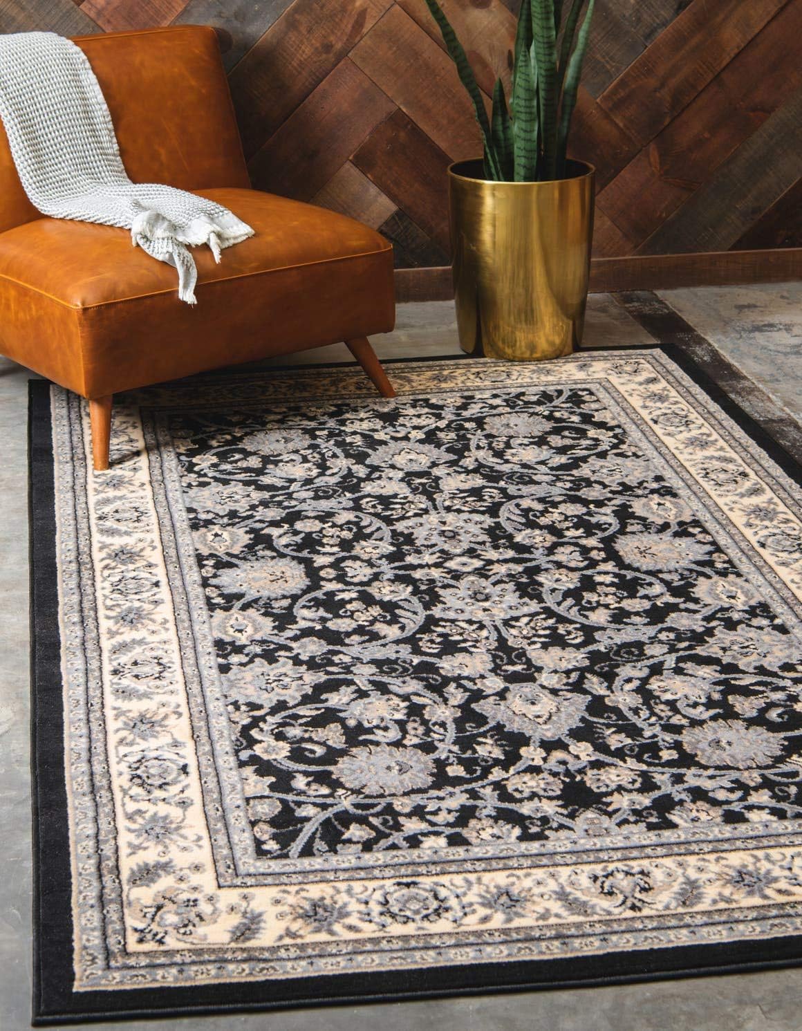 Unique Loom Sialk Hill Collection Area Rug - Stylish and Durable