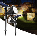 Solar Spot Lights Outdoor 600LM Waterproof Landscape Lighting - Cool