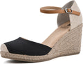 WHITE MOUNTAIN Mamba Espadrille Wedge Sandal - Comfortable Summer