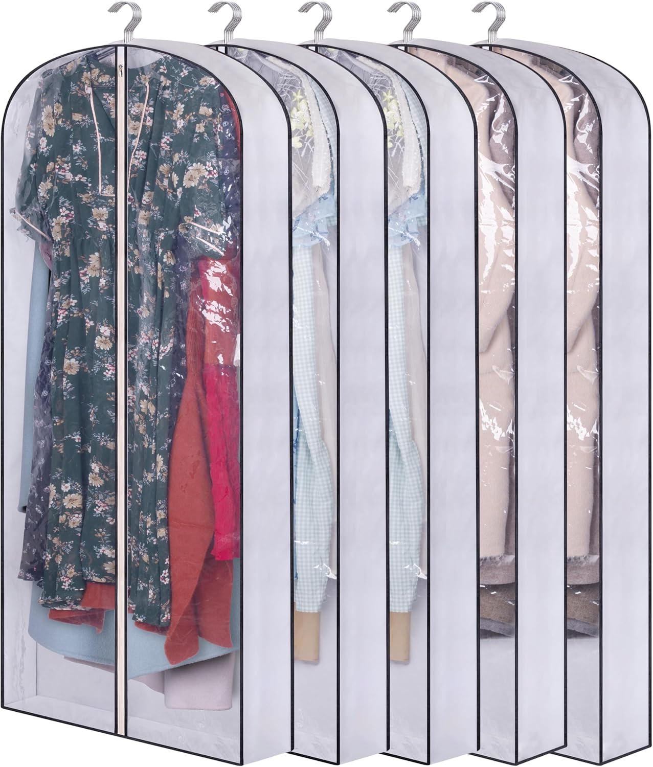Hanging Garment Bags for Closet Storage - 60in Long & Versatile