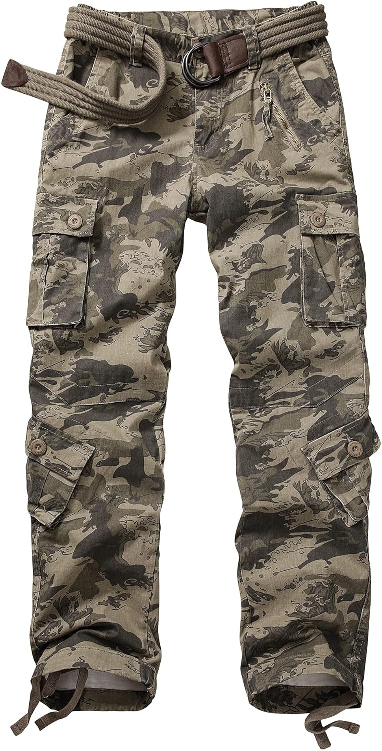 Womens Cargo Pants with Pockets for Outdoor Casual Use