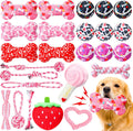 Valentines Dog Toy Set - 25 Pcs of Fun!